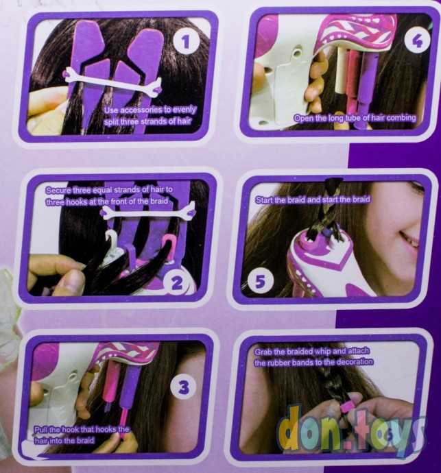 Набор для творчества Машина для плетения косичек, арт. 892, фото 7