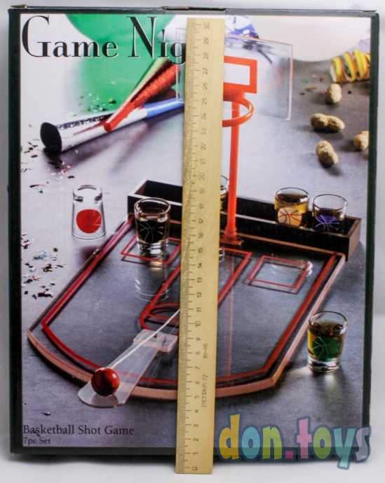 Игра "Пьяный баскетбол", 6 стопок, 30х22 см, арт. 452837, фото 3