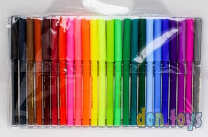 Фломастеры, 24 цвета ArtFox STUDY, вентилируемый колпачок, арт. 7581351, фото 2