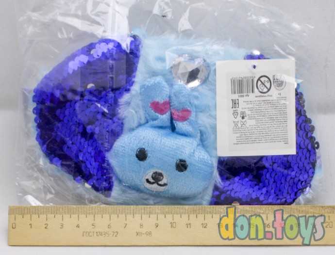 Сумка детская "Зайчик" , пайетки, арт. BB01, фото 3