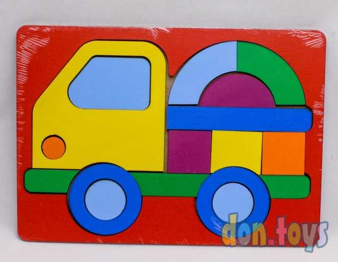 Головоломка «Грузовичок», крашеное дерево, арт. 20133 ( 4162293), фото 1