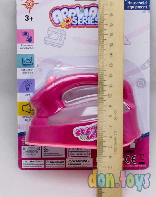 Утюг, свет, звук на блистере, арт. 6611-4, фото 2