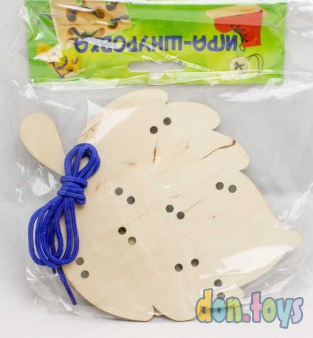 Игра- Шнуровка Листочек, фото 3