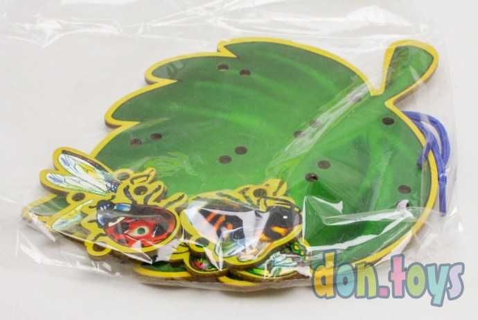 Игра- Шнуровка Листочек, фото 4