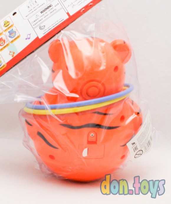 Неваляшка музыкальная с кольцами, арт. 803, фото 2