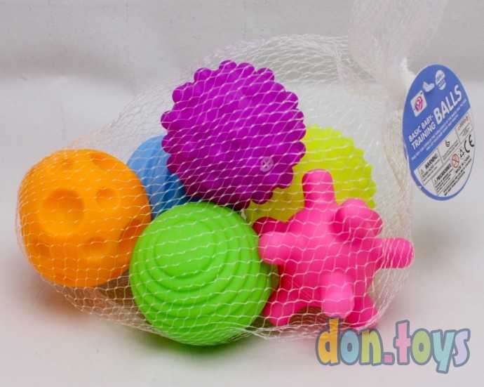 Набор мячиков с пищалкой, 6 шт., арт. 2040-5, фото 1