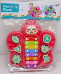 ​Музыкальная игрушка металлофон «Бабочка», с сортером, арт. 6980910