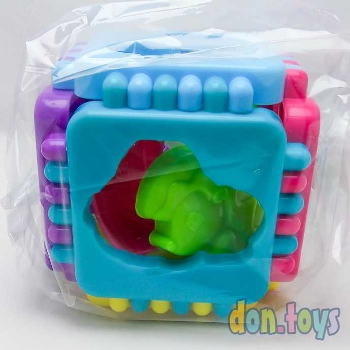 Логический кубик "Веселые зверята", арт. 01396, фото 3