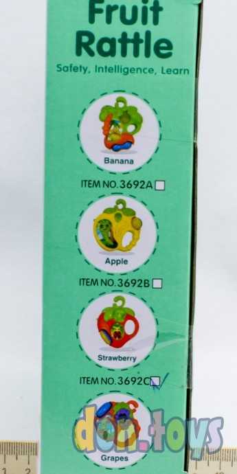 Погремушка Клубничка свет, звук, арт.WD 3692, фото 5