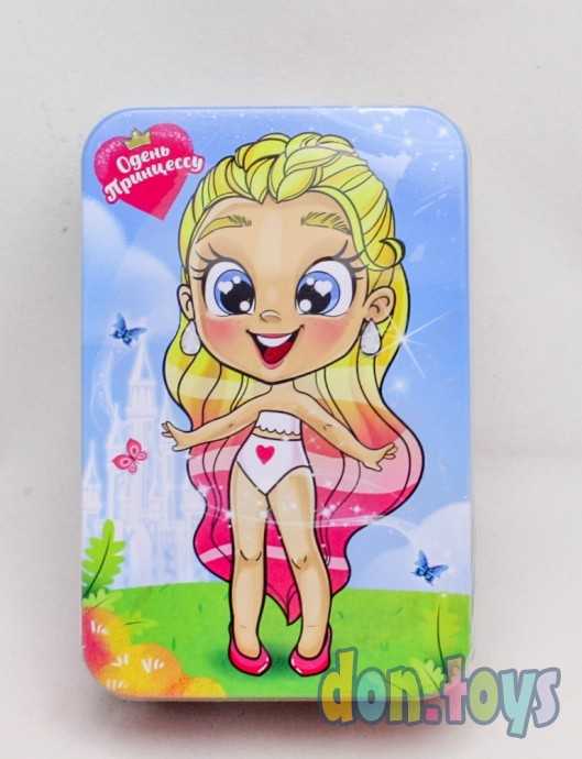 Магнитный набор в жестяной коробке «Маленькая принцесса», арт. 5004909, фото 1