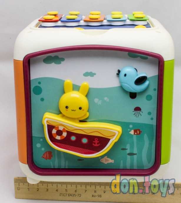 Развивающий куб с сортером и лабиринтом, фото 9