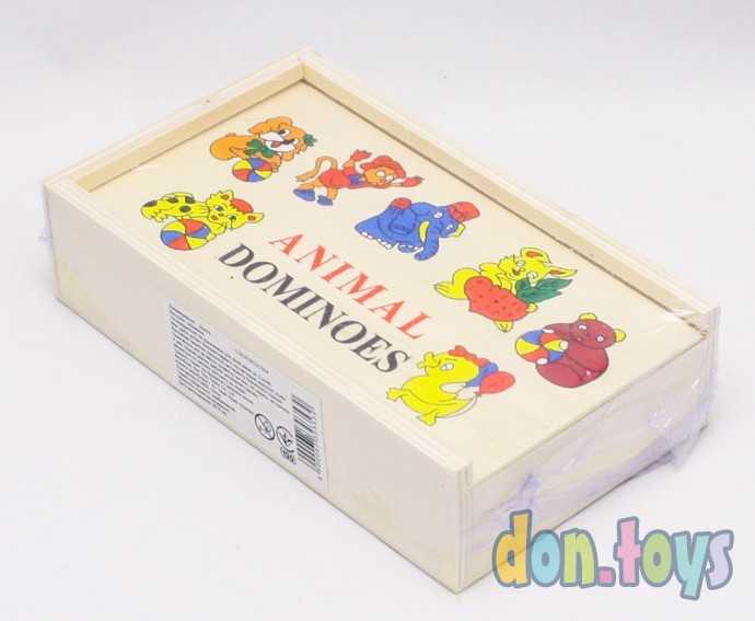 Деревянная настольная игра Домино, арт. С 30353, фото 3
