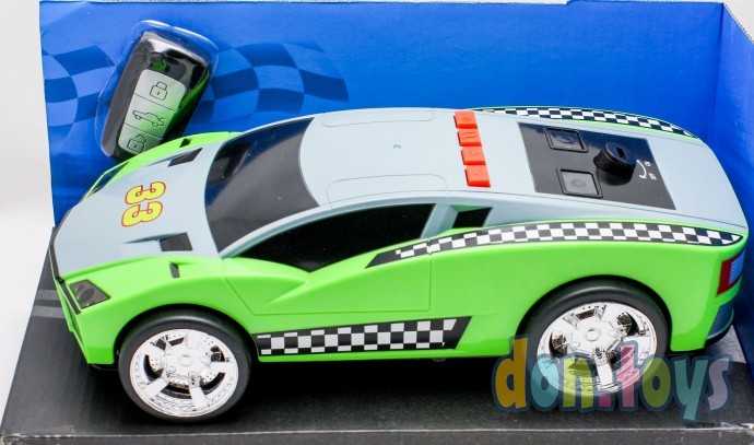 Машинка свет, звук, ключ, на батарейках, арт. LD 2032, фото 4