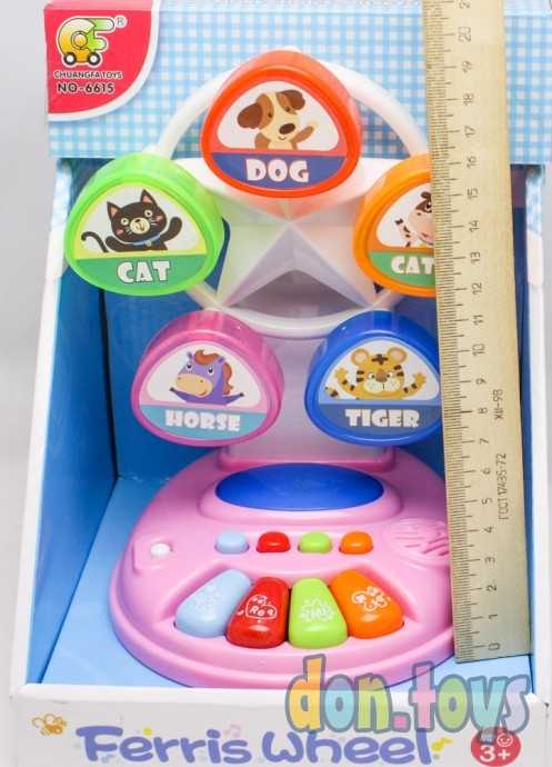 Музыкальная карусель вращается, подсветка, мелодии, арт. NO 6615, фото 4