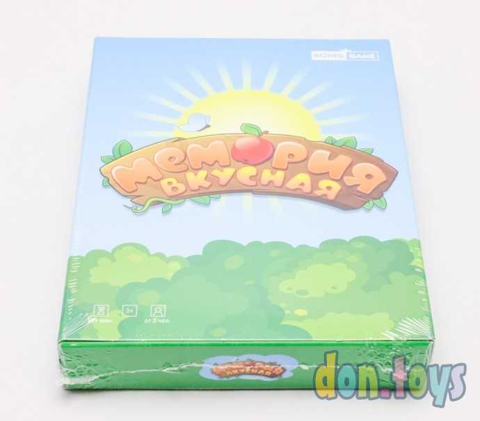 Настольная игра Мемория. Вкусная, обучающая тактическая семейная, арт. ИН-6803, фото 4