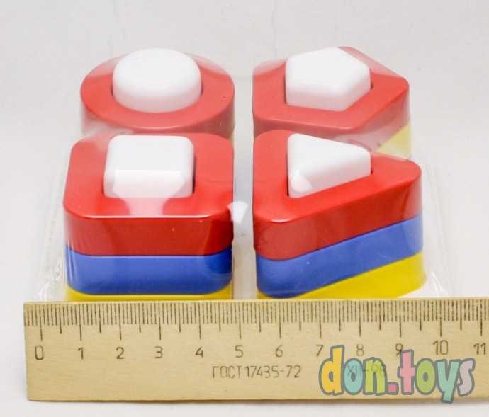 Сортер-пирамидка Формы и цвета, арт. И-6762, фото 4