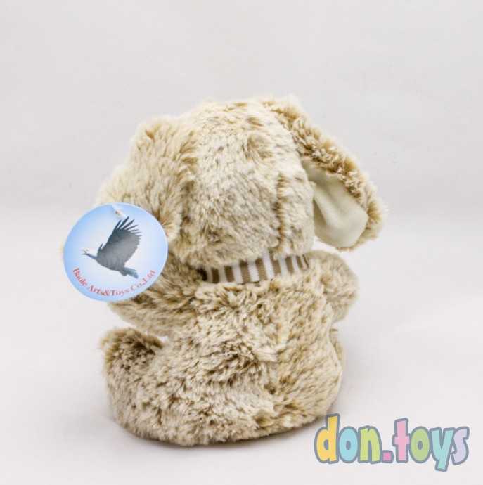 Собачка плюшевая с шарфиком, музык., 13 см, арт. 1843, фото 4