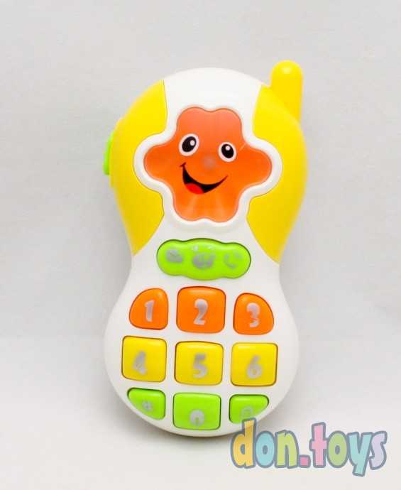 Телефон музыкальный, свет, звук, арт. QF 366-007, фото 1