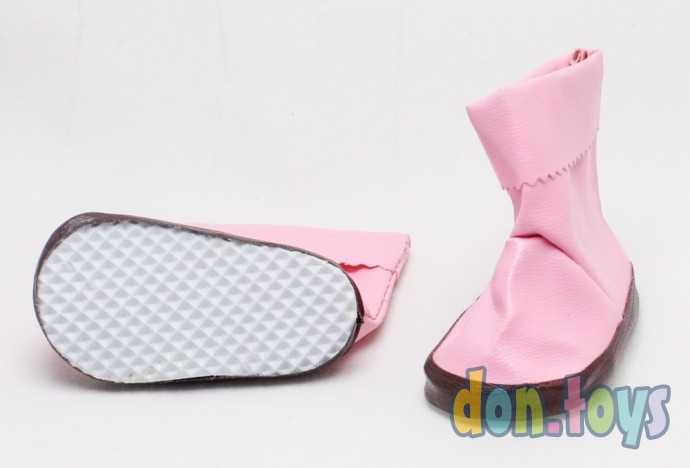 Сапоги с отворотами для куклы, длина подошвы 7,5 см, цвет розовый, арт. 3495215, фото 5