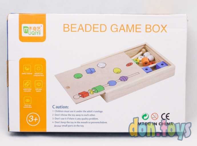 Набор из дерева логическая Бисерная игра, арт. 1030055, фото 2