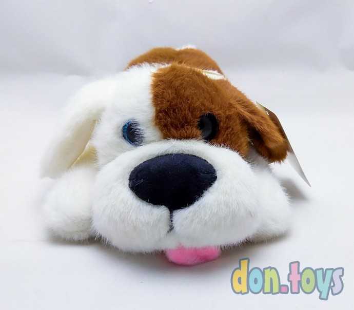 Мягкая игрушка Щенок с бантом лежит, фото 5