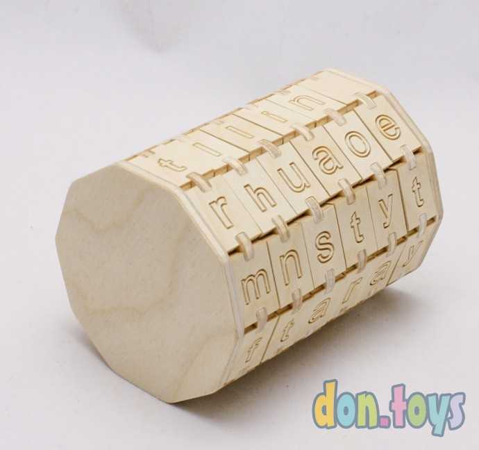 Буквенный цилиндр с английскими буквами (ручная работа), фото 7