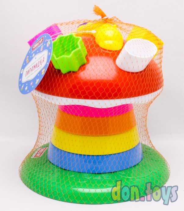 Логическая пирамидка "Гриб на полянке", арт. 01337, фото 2