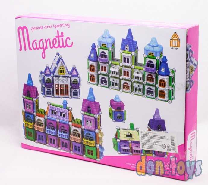 Конструктор магнитный Замок 100 деталей, арт. AQ - 734, фото 3