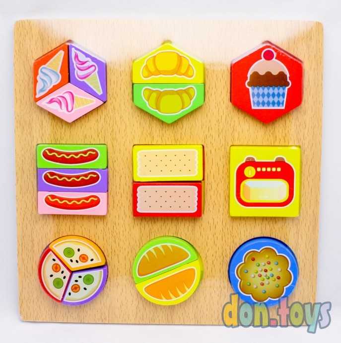 Деревянная игра Геометрика Сложи фигуру арт. C 30331, фото 1