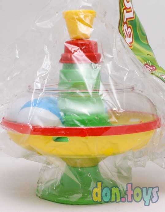 Юла с шариками диаметр - 14 см, фото 3