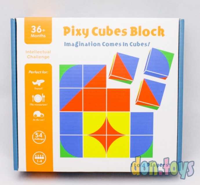 Кубики деревянные Пикси Сложи узор , арт. MC-047, фото 1