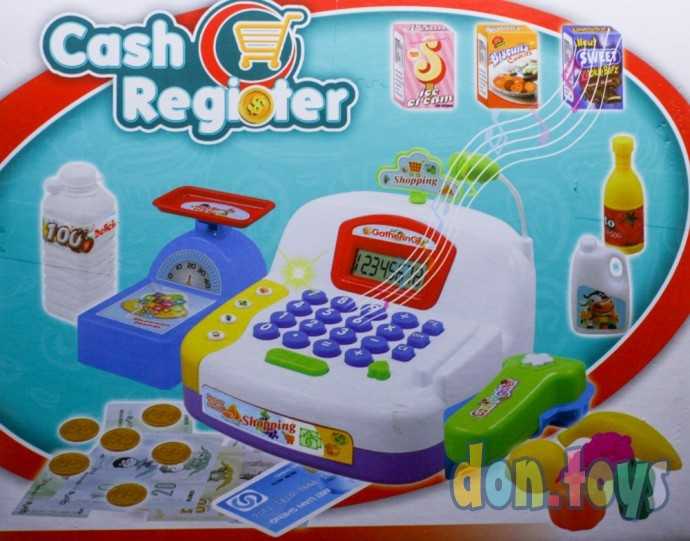 Кассовый аппарат с весами, микрофоном, сканером и продуктами, арт. 26528, фото 5