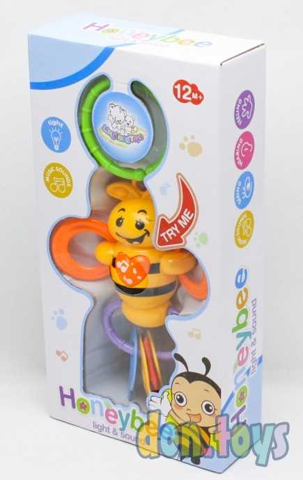 Подвеска на коляску музыкальная Пчелка, фото 4