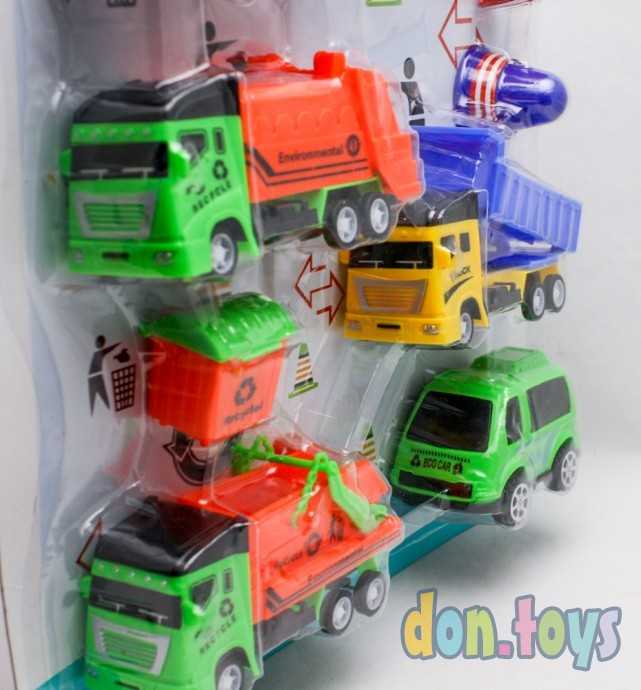 Набор спецтехники "Коммунальный транспорт", на листе, арт. 871, фото 6