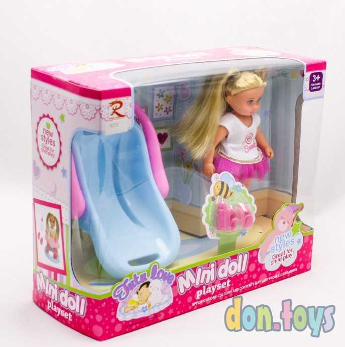 Кукла с креслом-переноской и аксессуарами, арт. 8233, фото 4