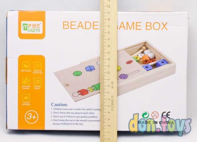 Набор из дерева логическая Бисерная игра, арт. 1030055, фото 4