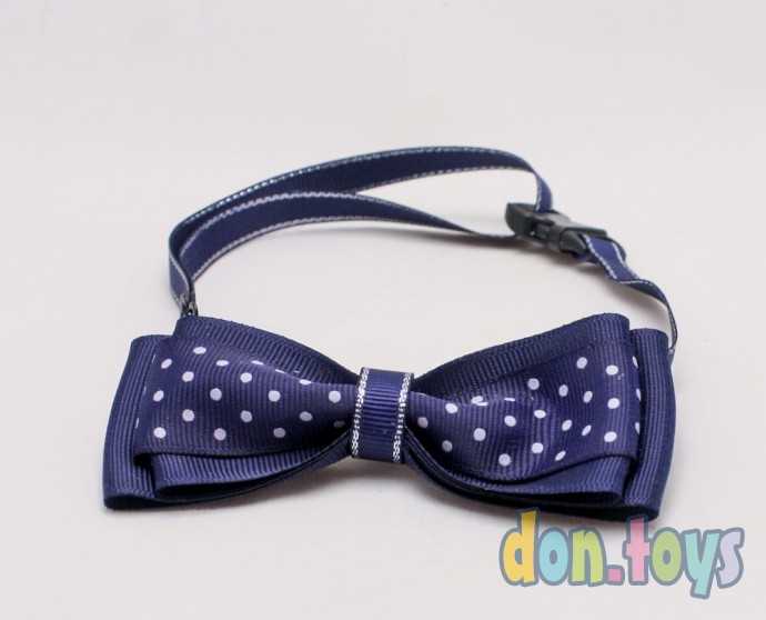 Галстучек Бабочка с горошками для мальчика, регулируемый, фото 1