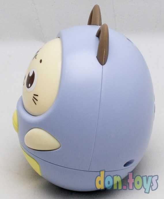 Музыкальная игрушка «Котик-неваляшка», звук, свет, цвет синий, арт. 6998134, фото 5