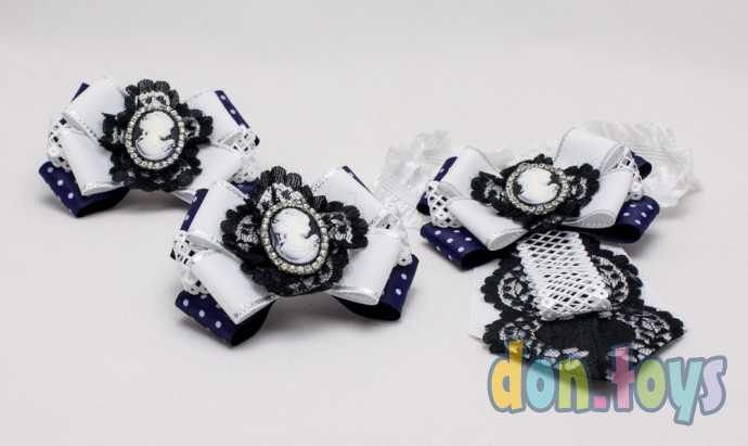 Школьный набор Ученица: 2 резинки для волос, галстук, фото 3