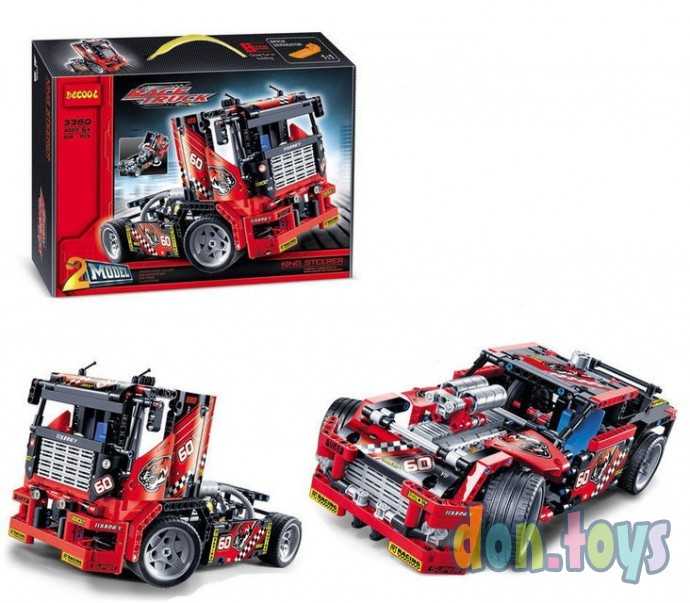 Конструктор 3360 (аналог Lego Technic 42041) "Гоночный грузовик" 608 дет ., фото 2