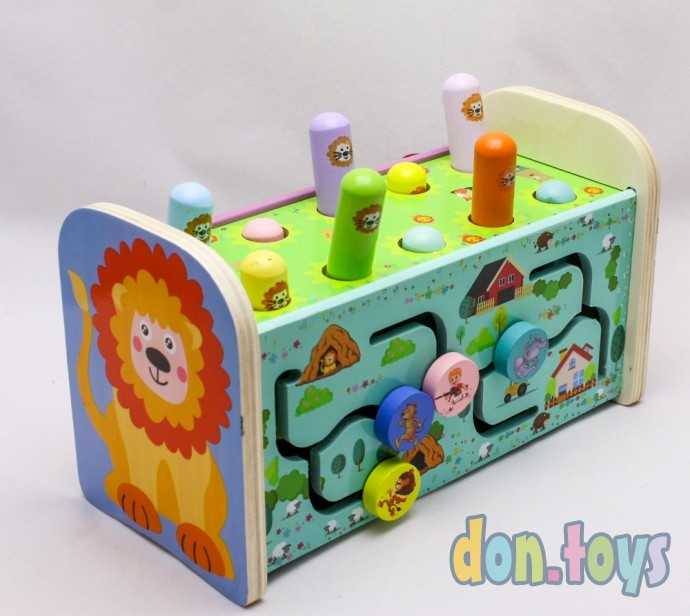 Логический деревянный игровой центр с ксилофоном, арт. AR-10443, фото 2