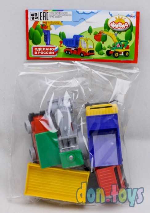 Набор машин Спецтехника 4 шт., арт. С-88-Ф, фото 1
