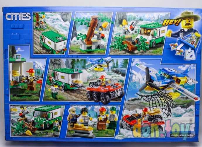 Конструктор Bela "Citles" 10864, Ограбление у горной речки, 409 деталей (аналог Lego City 60175), фото 2