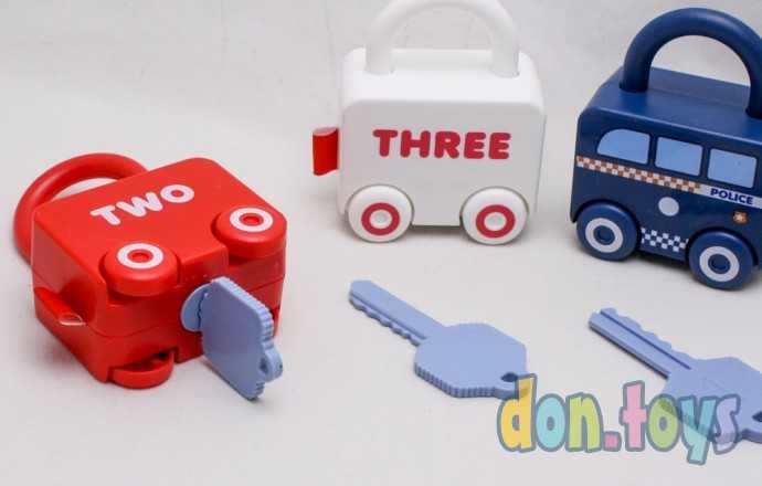 Развивающий набор Замки с ключами, 3 шт., фото 10