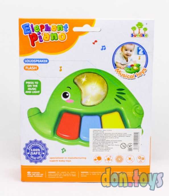 Музыкальная погремушка-пианино Слоник SL 83009, фото 4