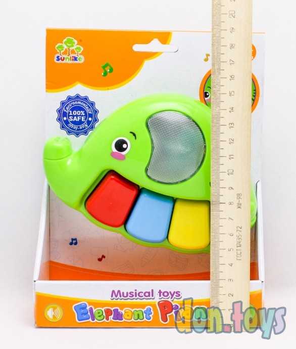 Музыкальная погремушка-пианино Слоник SL 83009, фото 3