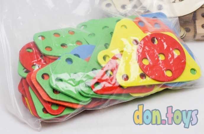 Деревянный конструктор Техник на шурупах, фото 11