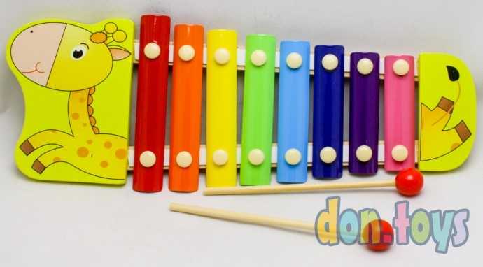 Музыкальная игрушка «Металлофон. Жираф», 8 тонов, арт. 3788003, фото 1