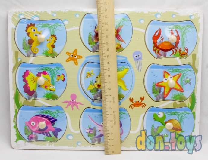 Деревянная рамка-вкладыш "Подводный мир", фото 3