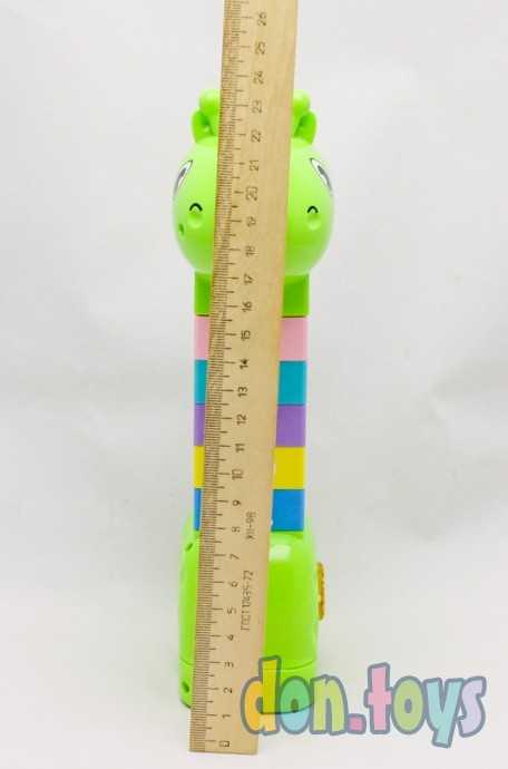 Пирамидка Жираф со светом и звуком (15157), фото 4